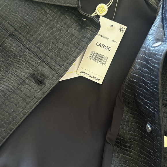 WAYF Blue Textured Jacket - Picture 12 of 12